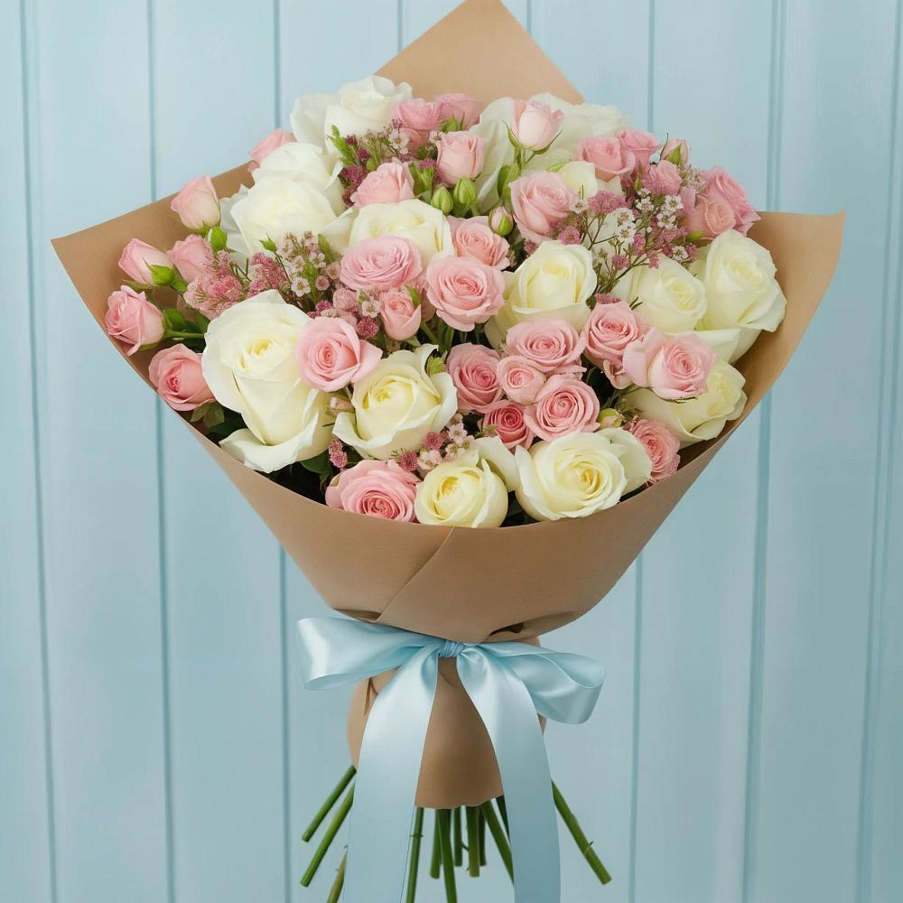 Букет цветов из: Розы в Милютинской