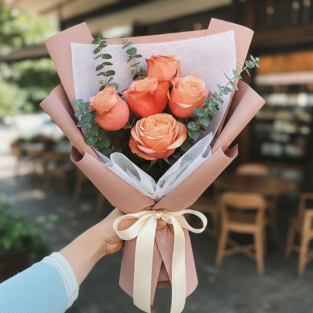 Букет цветов из: Розы в Милютинской