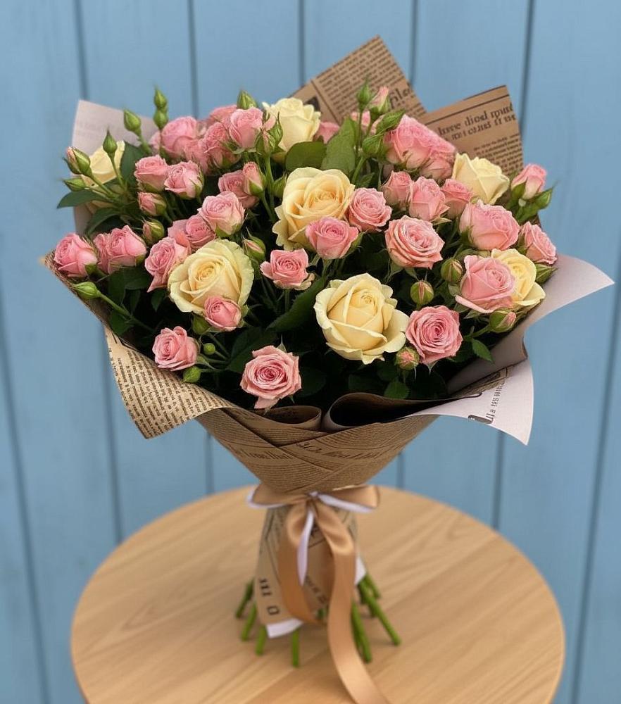 Букет цветов из: Розы в Милютинской