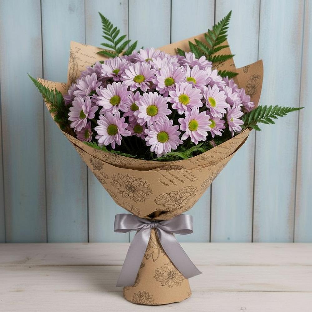 Букет цветов из: Хризантемы в Милютинской