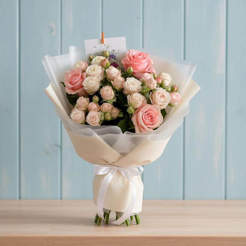 Букет цветов из: Розы в Милютинской