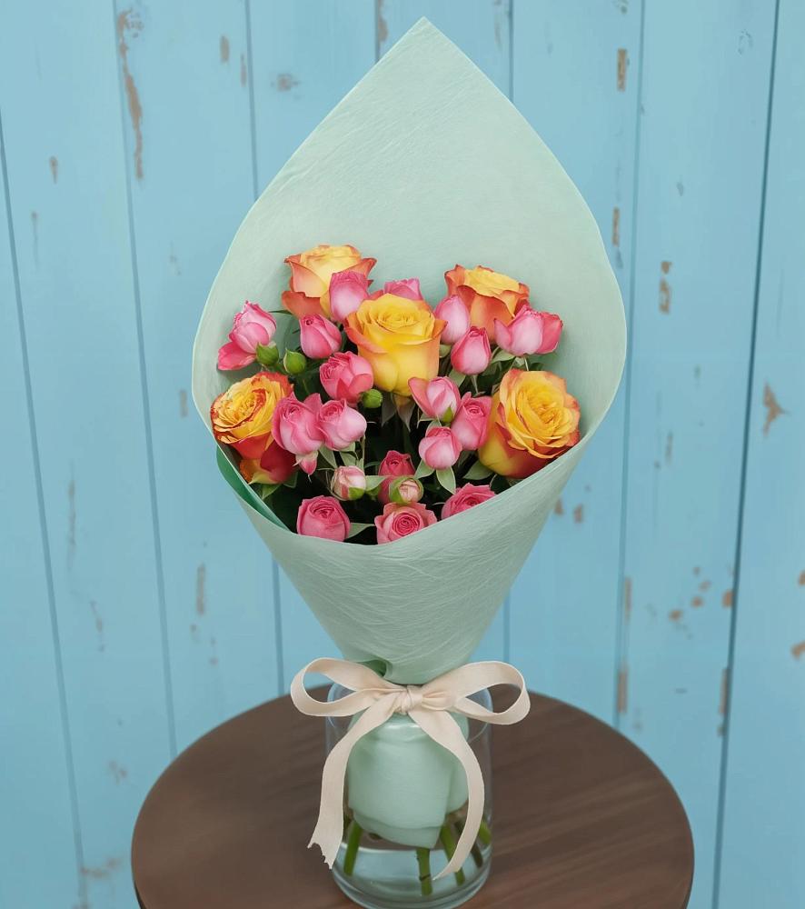 Букет цветов из: Розы в Милютинской