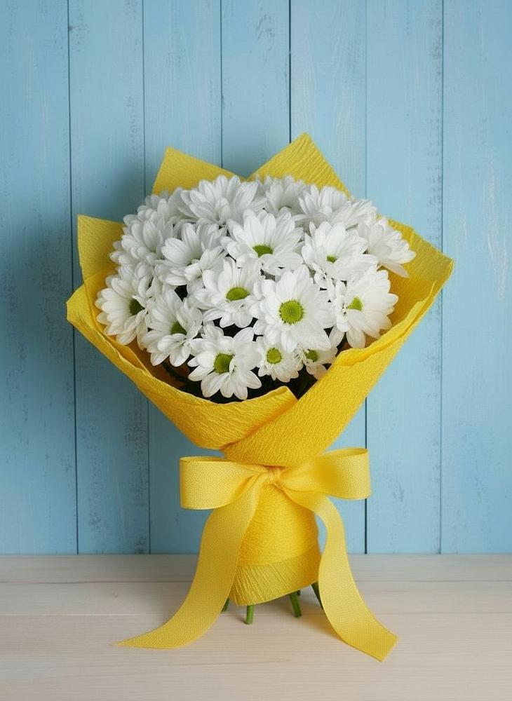 Букет цветов из: Хризантемы в Милютинской